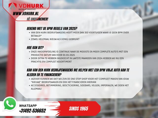 Peugeot EXPERT 2.0 HDI 125 pk L3 EXPORT ONLY Carplay/ PDC/ Cruise/ Navi/ Trekhaak/ Airco