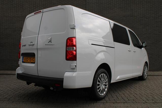 Peugeot EXPERT 2.0 BlueHDI 145PK L3 Dubbele Cabine Navigatie, Achteruitrijcamera, Trekhaak Afneembaar, Airco, Parkeersensoren Achter, Bluetooth, Cruise Control