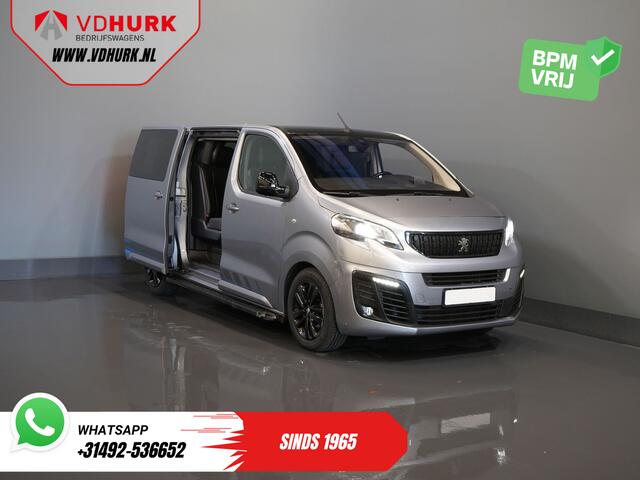 Peugeot EXPERT 2.0 HDI 180 pk Aut. Sport Edition Nr 128 DC Dubbel Cabine Adapt.Cruise/ 2xSchuifdeur/ Leder/ Xenon/ Head Up/ Climate/ Alarm/ Stoelverw./ Carplay/ Keyless/ Navi/ Camera