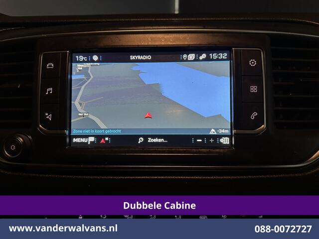 Peugeot EXPERT 2.0 BlueHDI 123pk L3H1 Dubbele Cabine Euro6 Airco | 6-Zits | Navigatie | Trekhaak Apple Carplay, Android Auto, Cruiscontrol, Parkeersensoren, Bijrijdersbank