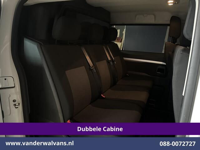 Peugeot EXPERT 2.0 BlueHDI 123pk L3H1 Dubbele Cabine Euro6 Airco | 6-Zits | Navigatie | Trekhaak Apple Carplay, Android Auto, Cruiscontrol, Parkeersensoren, Bijrijdersbank