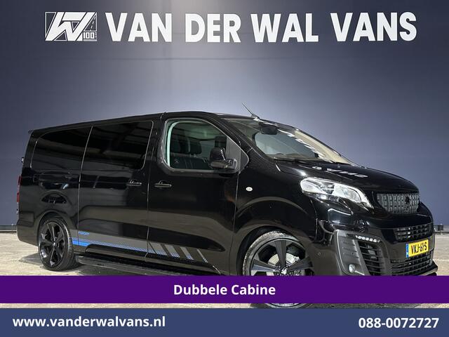 Peugeot EXPERT 2.0 BlueHDI 177pk Automaat L3H1 Dubbele cabine SPORT Euro6 Airco | 6-Zits | Leder | 2x Zijdeur Head up display, Navigatie, Camera, Apple Carplay, Android Auto, Xenon, LM velgen, Sidebars, Cruisecontrol, Trekhaak, Stoelverwarming, Parkeersensoren