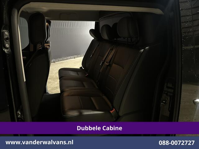 Peugeot EXPERT 2.0 BlueHDI 177pk Automaat L3H1 Dubbele cabine SPORT Euro6 Airco | 6-Zits | Leder | 2x Zijdeur Head up display, Navigatie, Camera, Apple Carplay, Android Auto, Xenon, LM velgen, Sidebars, Cruisecontrol, Trekhaak, Stoelverwarming, Parkeersensoren