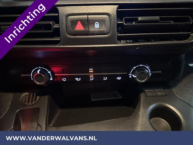 Peugeot PARTNER 1.5 BlueHDI 102pk L1H1 Inrichting Euro6 Airco | Apple Carplay | Android Auto | Cruisecontrol, Parkeersensoren Achterklep