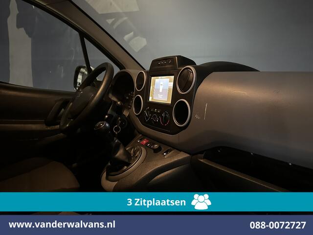 Peugeot PARTNER 1.6 BlueHDi L1H1 Euro6 Airco | 3-Zits | Navigatie | Apple Carplay | Cruisecontrol Parkeersensoren, zijdeur, bijrijdersbank