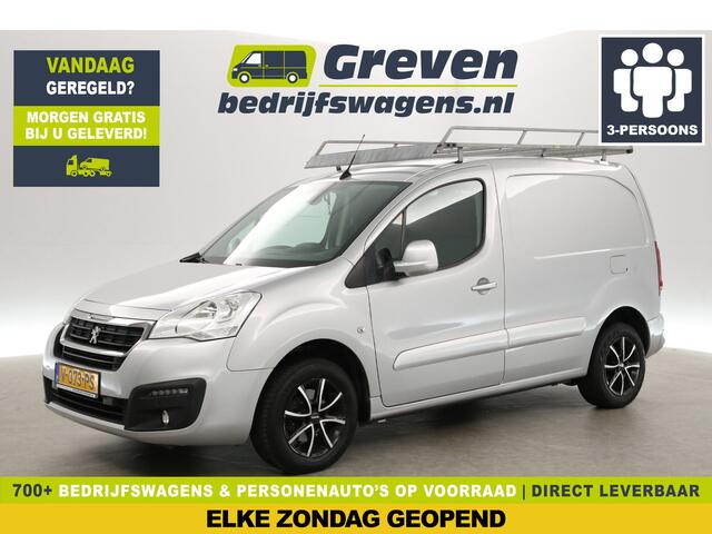 Peugeot PARTNER 120 1.6 BlueHDi 100PK | 3-Zits | Airco | Cruise | Carplay | Trekh. | Navi | Imperiaal | Parkeersens.