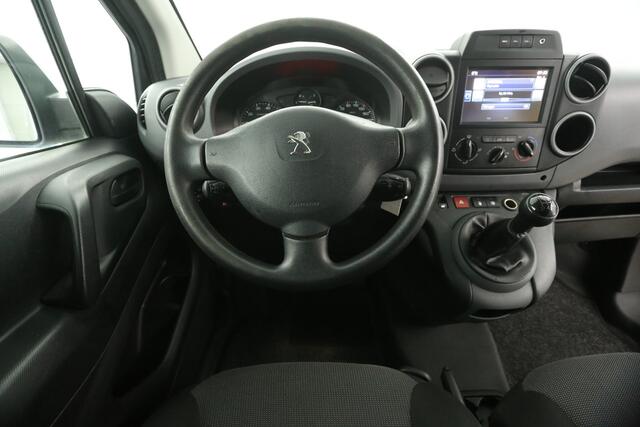 Peugeot PARTNER 120 1.6 BlueHDi 100PK | 3-Zits | Airco | Cruise | Carplay | Trekh. | Navi | Imperiaal | Parkeersens.