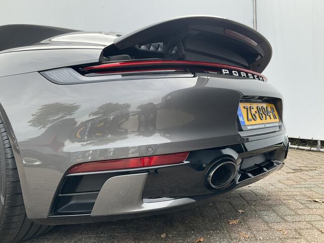 Porsche 911 Cabrio 3.0 Carrera 4 S Sportchrono plus 14-weg orig.NL Agaatgrijs perfecte configuratie