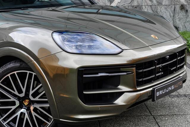 Porsche CAYENNE 3.0 E-Hybrid Aventurine Green PTS |Sport design pakket|Head-up|Trekhaak|22inch|