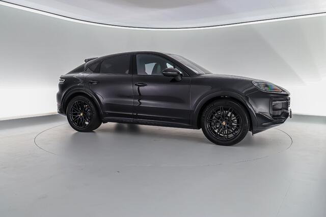 Porsche CAYENNE Coupé 3.0 470pk E-Hybrid |BTW-auto|panoramadak|passenger display|achteras besturing|Burmester|memory|standkachel|sport design|sport chrono|18-voudig|HUD|PDLS|luchtvering|sportuitlaat|21" lichtmetalen velgen|