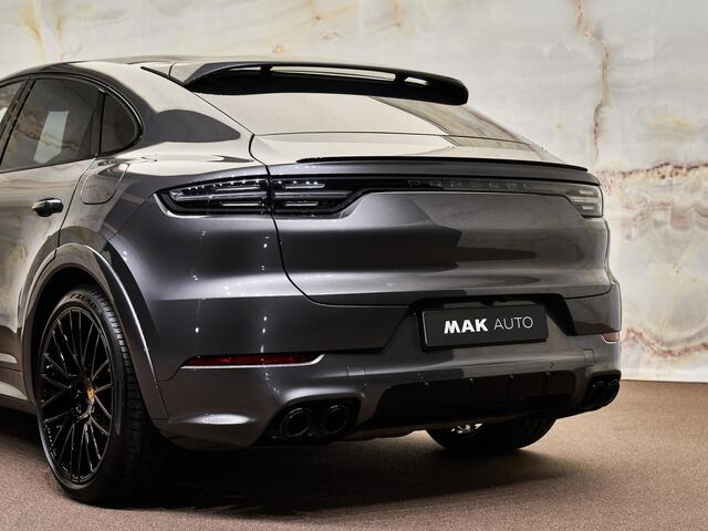 Porsche CAYENNE Coupé 3.0 E-Hybrid, SportDesign, Burmester, PDLS, sp.chrono, sp.uitlaat, pano, luchtv., tr.haak, HUD, topview, memory, stl.ventilatie, 22", softclose, privacy