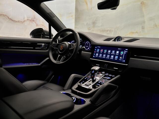Porsche CAYENNE Coupé 3.0 E-Hybrid, SportDesign, Burmester, PDLS, sp.chrono, sp.uitlaat, pano, luchtv., tr.haak, HUD, topview, memory, stl.ventilatie, 22", softclose, privacy