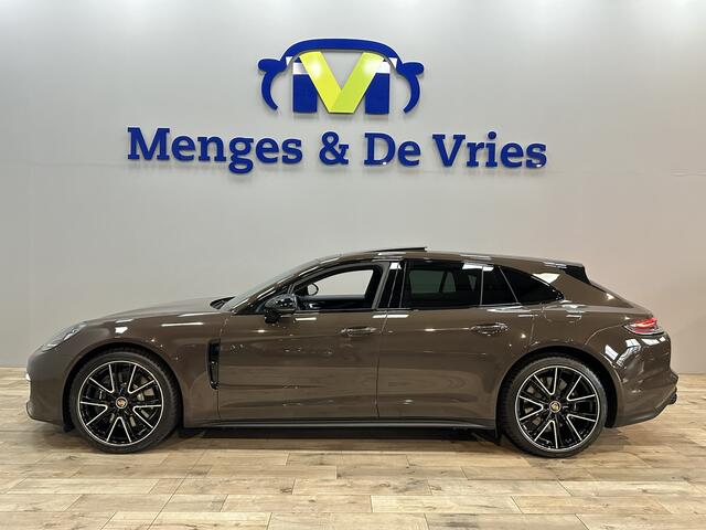 Porsche PANAMERA Sport Turismo 2.9 4 E-Hybrid Platinum Edition 9000 KM | NL Auto | Sport Chrono | LED PDLS+ | Panorama | Luchtvering | 360 Camera | Bose | Adaptive cruise | Apple Carplay | Stuurwiel verwarmd | Isofix |