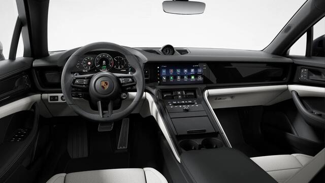 Porsche PANAMERA 2.9 4S E-Hybrid, Burmester, 4W-best, SportDesign, pano, 21", surround view, memory, HUD, sp.uitlaat, matrix-LED, ACC, NP201k