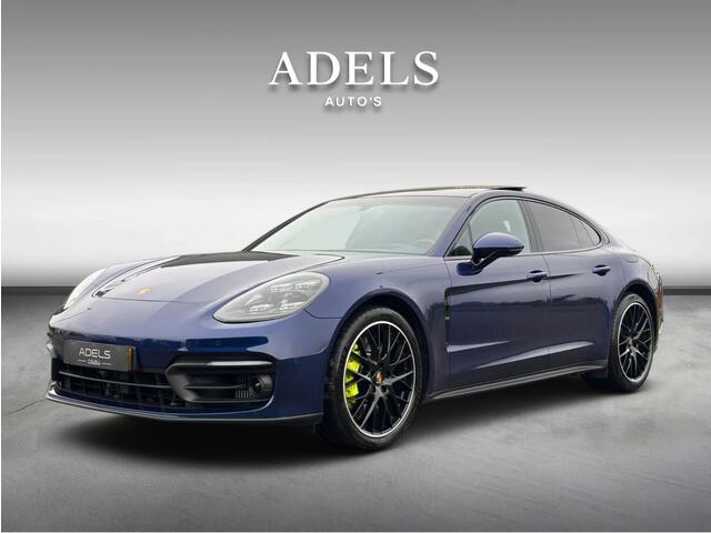 Porsche PANAMERA 2.9 4S E-Hybrid Sportchrono HUD Softclose ACC 4-Wielbesturing Sportuitlaat Bose Carplay PDLS+ Gentiaan Blauw NL Auto NAP