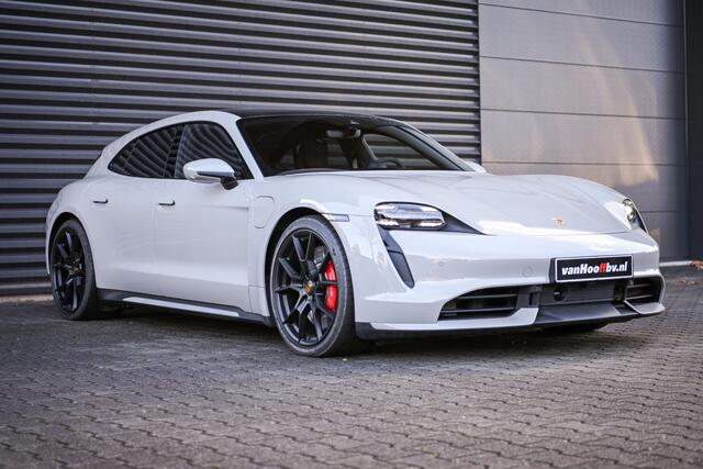 Porsche Taycan Turbo Sport Turismo - Krijt - Display - Sport Sound