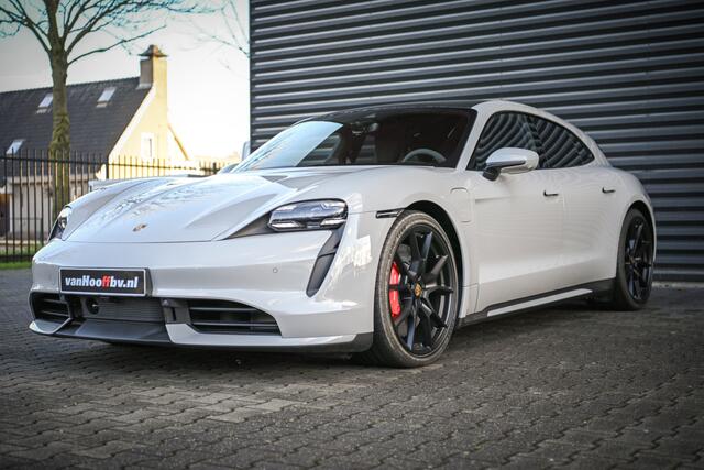 Porsche Taycan Turbo Sport Turismo - Krijt - Display - Sport Sound