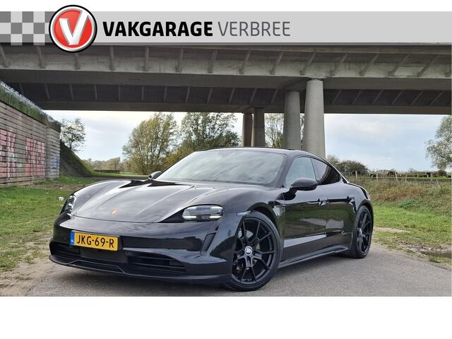 Porsche Taycan 4S | Warmtepomp | 93,4 kWh Accu | Navigatie/Android/Apple Carplay | LM Velgen 21" | Panoramadak | Rondomzichtcamera | Stoelen Voor Verwarmd/Geventileerd/Massage |