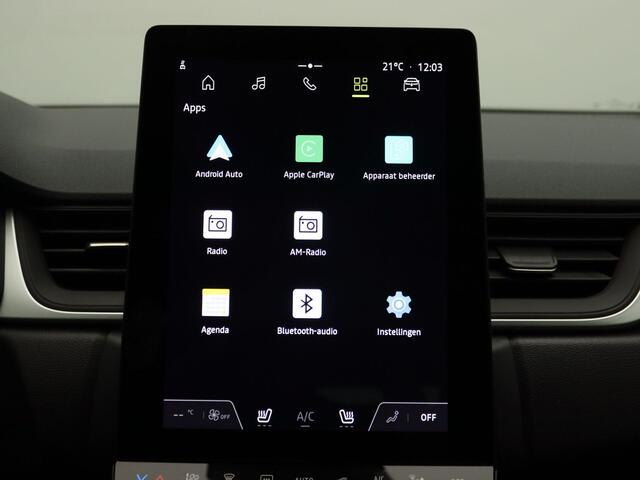 Renault CAPTUR mild hybrid 160 EDC Evolution | Automaat | Parkeersensoren achter met achteruitrijcamera | Airco | Metaalkleur | Apple CarPlay & Android Auto | Reservewiel | Trekgewicht 1.500 kg |