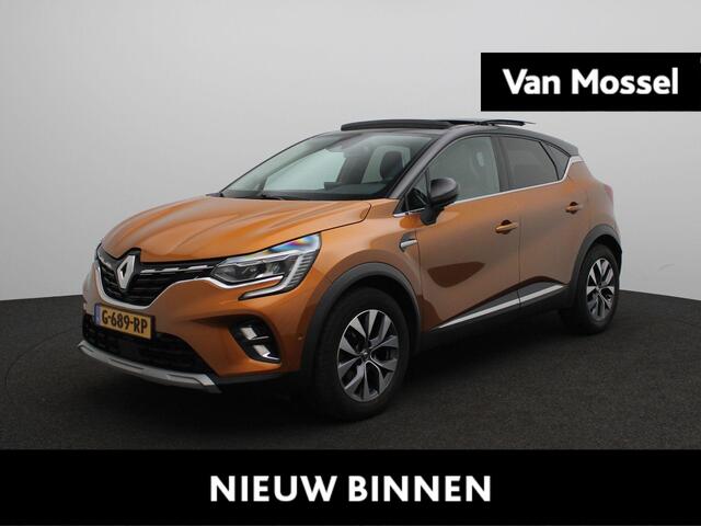 Renault CAPTUR 1.0 TCe 100 Intens | Apple Carplay & Android Auto | Schuif / kanteldak | Trekhaak! | Achteruitrijcamera met parkeersensoren | Dodehoek detectie | Adaptieve cruisecontrol |