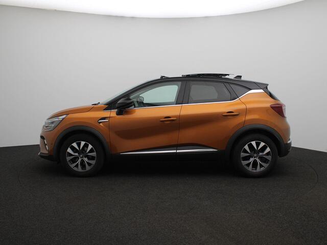 Renault CAPTUR 1.0 TCe 100 Intens | Apple Carplay & Android Auto | Schuif / kanteldak | Trekhaak! | Achteruitrijcamera met parkeersensoren | Dodehoek detectie | Adaptieve cruisecontrol |