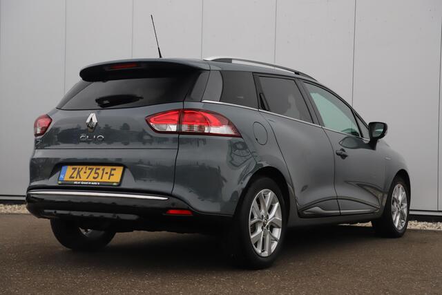 Renault CLIO Estate 0.9 TCe Limited Nardo Grey 16 inch LMV Keyless Navigatie Carplay Airco Cruise Control