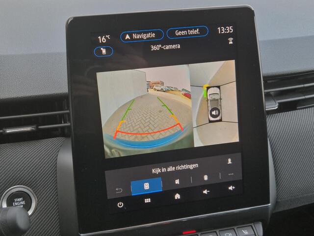 Renault CLIO E-TECH Full Hybrid Esprit Alpine 145 / Automaat / Fabrieksgarantie tot 05-2026 / Dealer onderhouden / Pack Full screen / Stuur-, en Stoel verwarming / Rondomzicht camera / Adaptief CC / Bose Audio Systeem / Keyless Entry/Start /