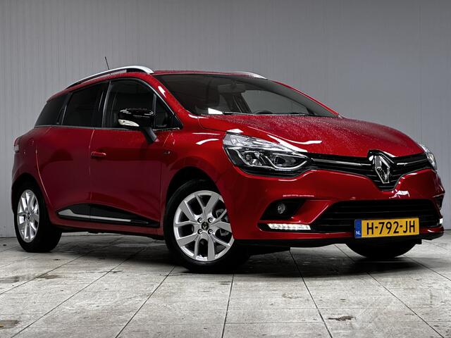 Renault CLIO Estate 0.9 TCe Limited/ 16'' LMV/ Apple + Android/ Trekhaak/ DAB+/ Keyless/ Navi/ Airco/ Cruise/ Elek. pakket/ Isofix/ Bluetooth/ Armsteun/ Multi. LEDER. Stuur/ Mistl./ PDC/ Chroom/ Extra getint glas.