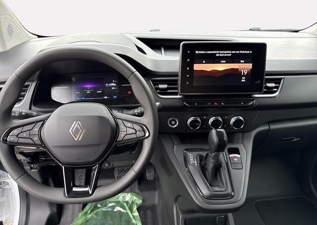 Renault KANGOO E-Tech Advance L1 44 kWh - vierseizoensbanden en extended grip,additionele parkeerhulp en navigatiesysteem,houten laadvloer en polypro zijwandbekleding in de laadruimte