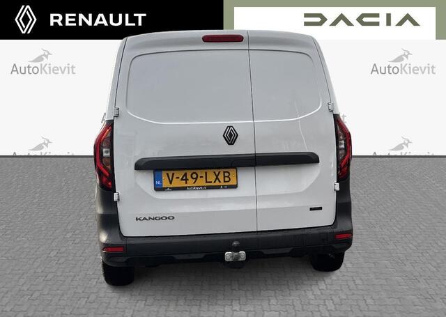 Renault KANGOO E-Tech Advance L2 44 kWh - Trekhaak, vierseizoensbanden, additionele parkeerhulp, navigatiesysteem Houten laadvloer en zijwandbekleding
