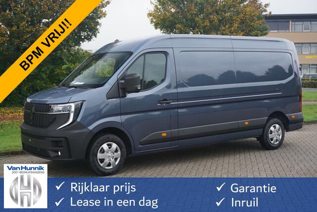Renault MASTER T35 170PK L3H2 BPM VRIJ!! 10" R-Link Navi, Camera, LED 270Gr Deuren!! NR. 724