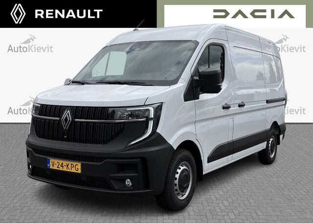 Renault MASTER T35 2.0 dCi 130 L2H2 Advance - zijschuifdeur links - openR link navigatiesysteem - vierseizoenbanden - trekhaak - houten laadvloer en zijwandbekleding - achteruitrijcamera - rear step - Reservewie