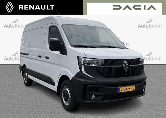 Renault MASTER T35 2.0 dCi 130 L2H2 Advance - zijschuifdeur links - openR link navigatiesysteem - vierseizoenbanden - trekhaak - houten laadvloer en zijwandbekleding - achteruitrijcamera - rear step - Reservewie