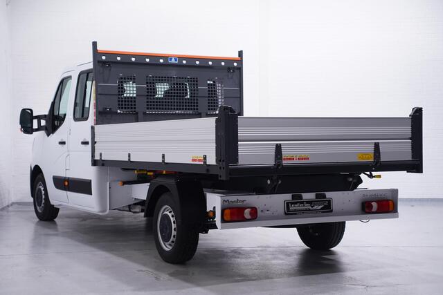 Renault MASTER 2.3 dCi 165 pk Kipper Dubbel Cabine va 479,- p/mnd Airco, Cruise Control, 6-Zits, Nieuw, Direct Leverbaar