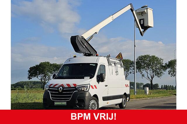 Renault MASTER 2.3 L2H2 Hoogwerker 10.5M- 12Meter-Werkhoogte Nacelle Airco Nieuw-Model Euro6!