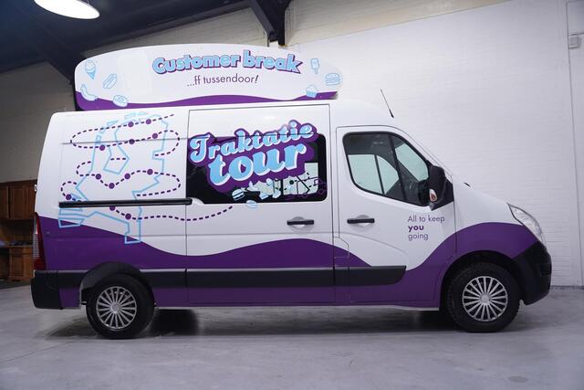 Renault MASTER 2.3 dCi 130 pk L2H2 Verkoop/Snackwagen Airco, Navi, Trekhaak, 2-Zits, Marge Auto