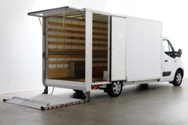 Renault MASTER T31 Z.E. 100% Elektrisch Bakwagen met laadklep en zijdeur 07-2019