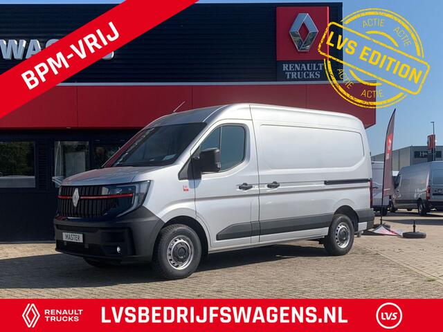 Renault MASTER T35 2.0 dCi 150 PK L2H2 Multimedia met Google services, Dubbele schuifdeur, Camera, Trekhaak, Apple carplay, Verwarmde voorruit