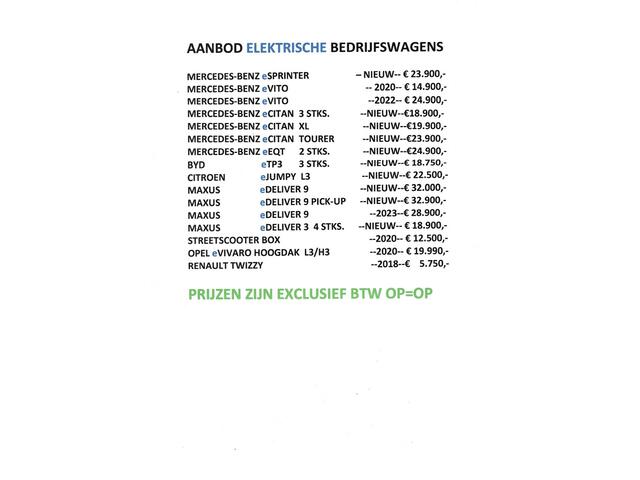 Renault MASTER e / Maxus eDeliver9 BPM VRIJ ! L2H2 72 kWh Airco Verwarmde stoelen