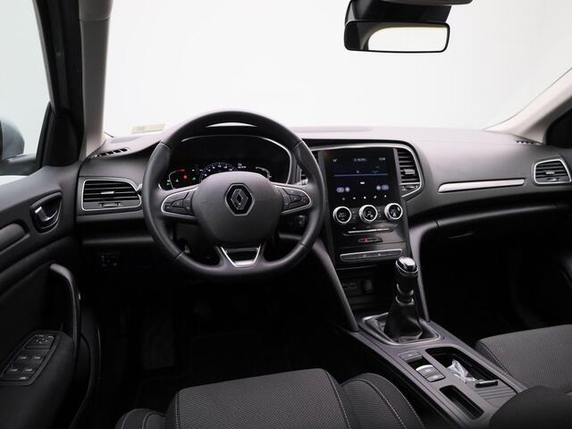 Renault MEGANE Estate TCe 140 Equilibre | Easy Link multimediasysteem met Apple CarPlay & Android Auto | Climate Control | Pack Style = lichtmetalen velgen + dakrails | Metaalkleur | Parkeersensoren v+a |