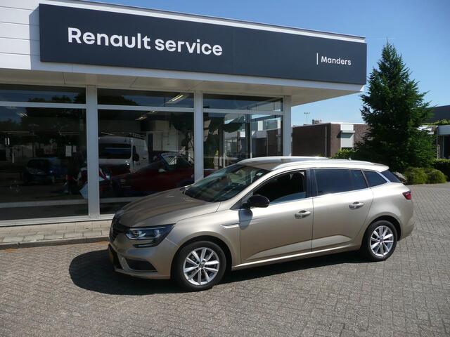 Renault MEGANE Estate TCe 130 Limited PARK ASSIST A./ LM VELGEN/ R-LINK NAVIGATIE/ APPLE CAR PLAY/ANDROID AUTO/ CLIMATE- EN CRUISE CONTROLE/ ETC... DEALER ONDERHOUDEN! RIJKLAAR!