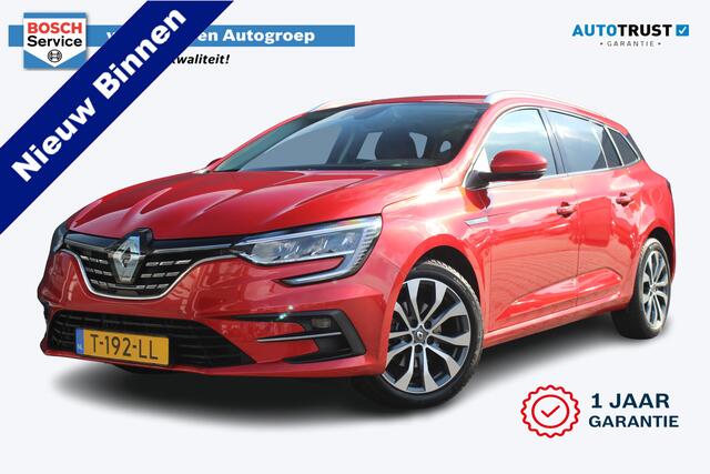 Renault MEGANE Estate 1.3 TCe 140 Techno | Incl. 12 maanden garantie | Trekhaak | Parkeersensoren | Achteruitrijcamera | Apple carplay/Android auto | Cruise control | Lichtmetalen velgen | Navigatie | Airco | Climate control | Bluetooth