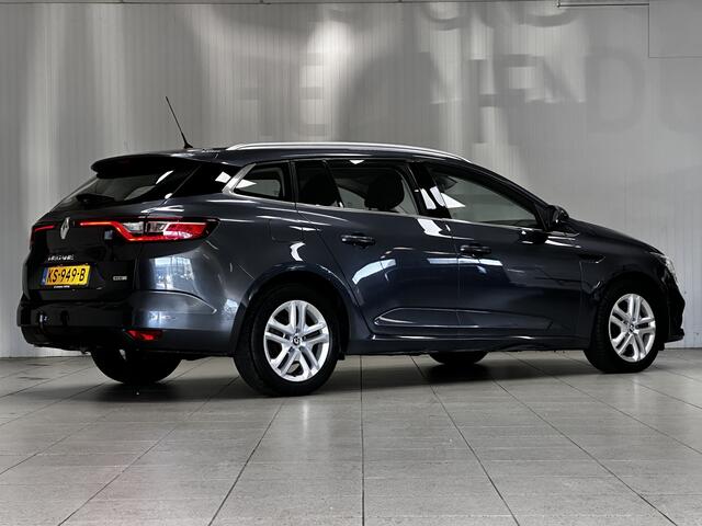 Renault MEGANE Estate 1.5 dCi Eco2 Zen/ Trekhaak/ DAB+/ Navi/ Clima/ Cruise/ Elek. pakket/ Isofix/ Bluetooth/ Armsteun/ Multi. LEDER. Stuur/ Mistl./ PDC/ Chroom/ Dakrails/ LED Dagrijverl.