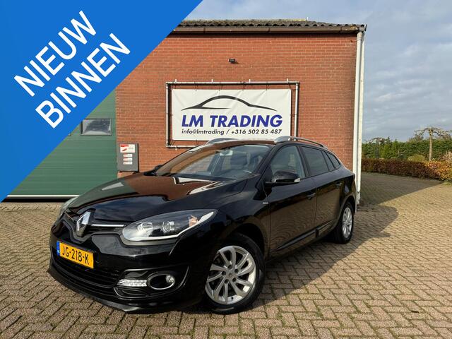 Renault MEGANE Estate 1.2 TCe Limited NAVI PDC TREKHAAK CRUISE LMV LED 2E EIGENAAR, NAP! COMPLEET BOEKJES + 2 SLEUTELS