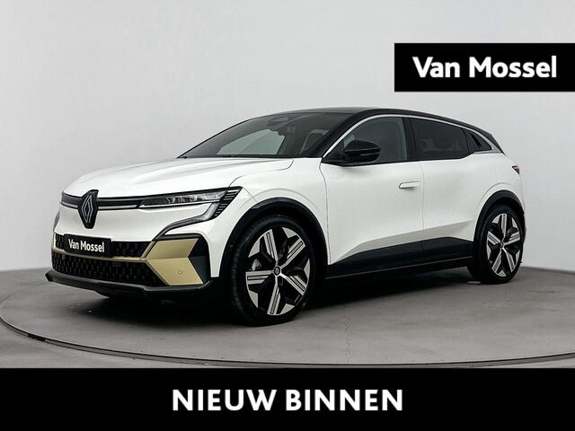 Renault MEGANE E-Tech EV60 220Pk Optimum Charge Iconic | Lederen bekleding | Elektrische Stoelen | Trekhaak | Stoel & Stuurverwarming | Parkeersensoren & Camera | Multisense | Privacy Glass | Harman Cardon Geluid | 450km WLTP |