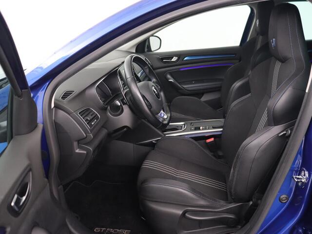 Renault MEGANE 1.6 TCe GT | Head-Up | Stoelverwarming | Navigatie | Sfeerverlichting | BOSE Sound | Parkeerhulp | Full LED | Keyless | 18'' | Sportstoelen | Climate control | Bluetooth | Cruise control