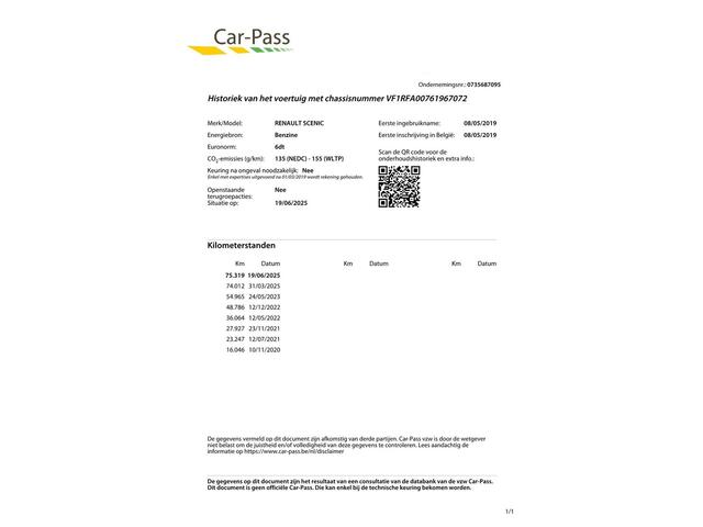 Renault SCENIC 1.3 TCe Bose Klima/Camera/Navi/75dkm...