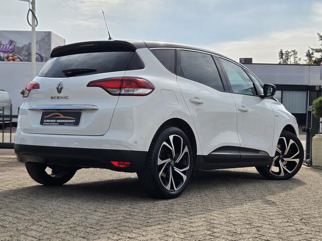 Renault SCENIC 1.2 TCe 132PK Bose LEDER|HEADUP DISPLAY|ELEKTRISCHE STOELEN|NAVIGATIE|CRUISE CONTROL|CAMERA|STOELVERWARMING|KEY LESSGO|GETINT GLAS|20 INCH|DEALER ONDERHOUDEN Maandag tot Vrijdag van 09.00 tot 20.00 uur en Zaterdag van 09.00 tot 18.00 uur