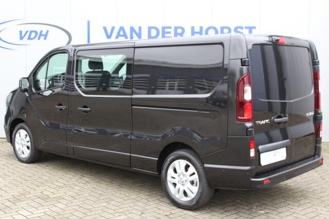 Renault TRAFIC 2.0-170pk dCi T29 L2H1 Luxe dubbele cabine AUTOMAAT. Luxe Renault Trafic dubbele cabine. Airco, navigatie, telefoonvoorb., metallic lak, LM wielen, schuifdeur li.+re., armsteunen li.+re voor, Isofix etc, etc