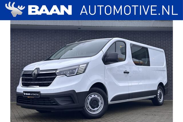 Renault TRAFIC 2.0 Blue dCi 130 T29 L2H1 Advance DC | Houten vloer | Zijwandbekleding laadruimte | Trekhaak | All-season
